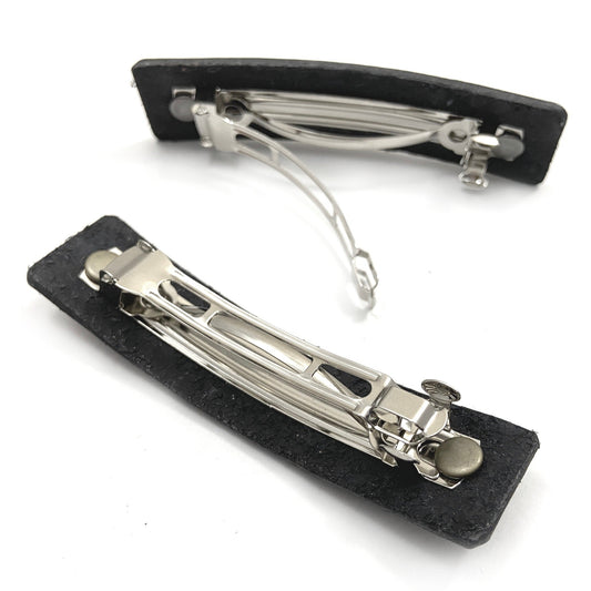 Boho Flowers Barrette Black & Red / other colors-1