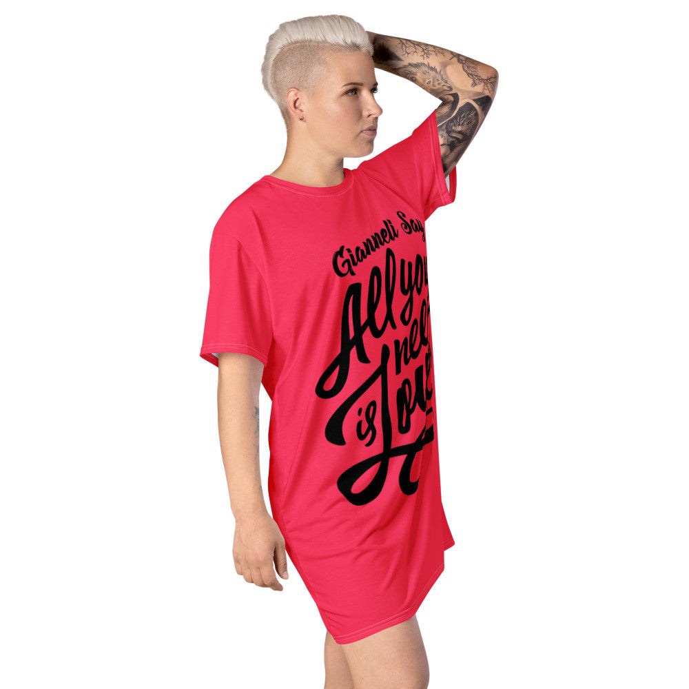 LOVE T-shirt Dress by Gianneli-1