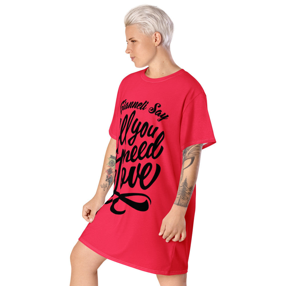 LOVE T-shirt Dress by Gianneli-3