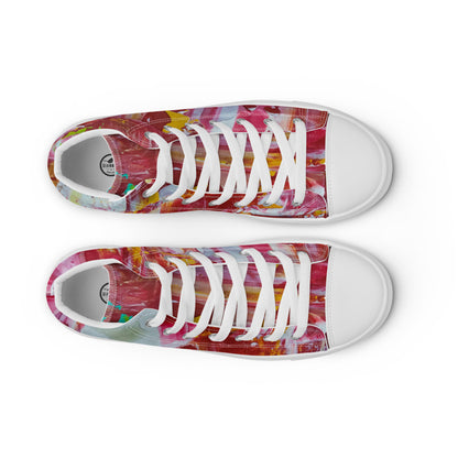 Gianneli Colours Handmade Women’s High Top Canvas Shoes-8